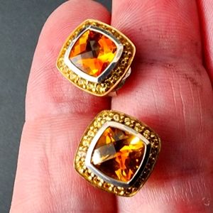 David Yurman citrine earrings